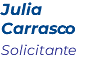 Julia Carrasco Solicitante